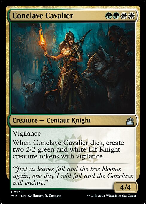 Conclave Cavalier (173) (Foil) - Ravnica Remastered - Game On