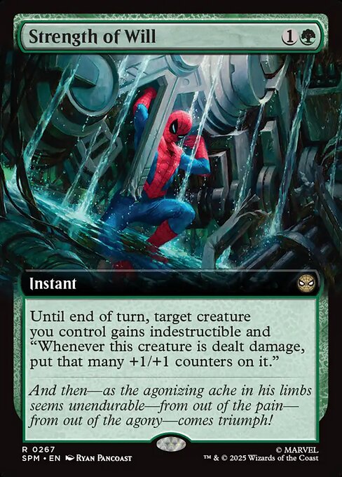 Strength of Will (267) - EXTENDED ART (Foil) - Marvel's Spider-Man - Game On