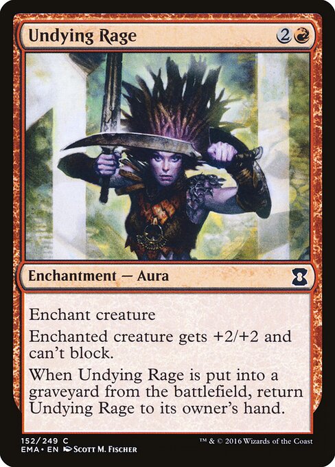 Undying Rage (152) (Foil) - Eternal Masters - Game On