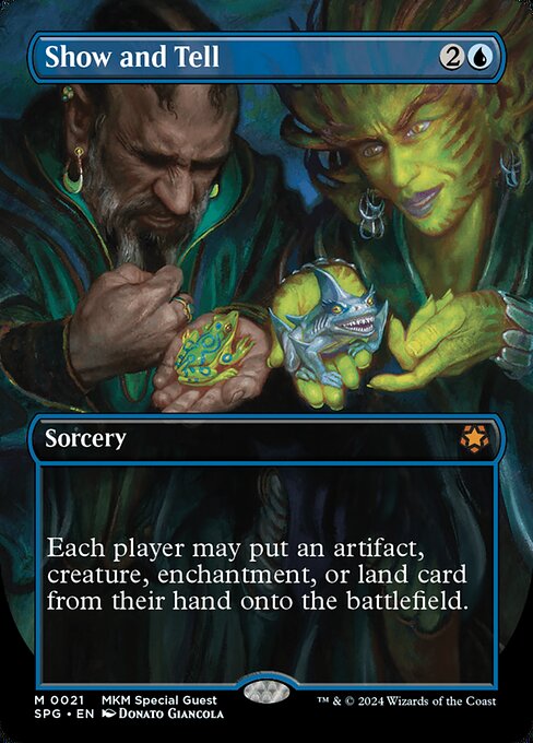 Show and Tell (21) - BORDERLESS - FULL ART (Foil) - Special Guests - Game On