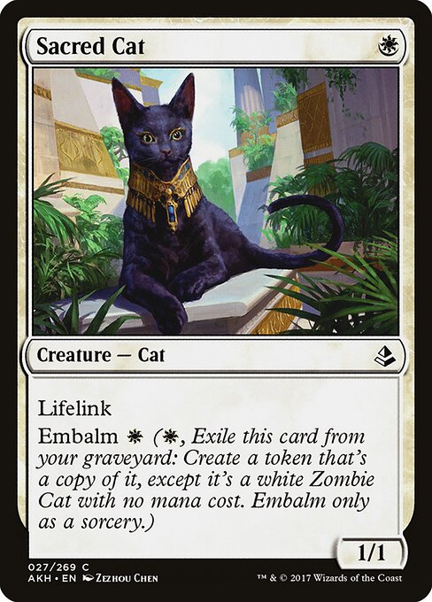 Sacred Cat (27) - Amonkhet - Game On