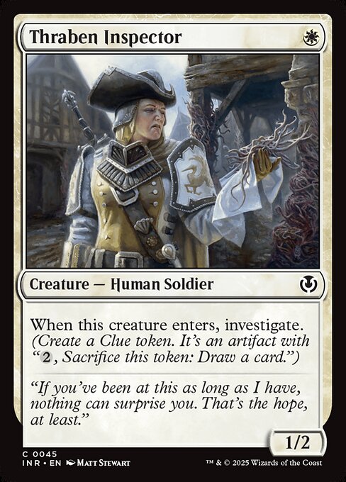 Thraben Inspector (45) (Foil) - Innistrad Remastered - Game On