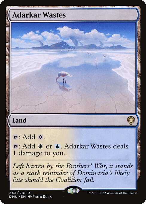 Adarkar Wastes (243) - Dominaria United - Game On