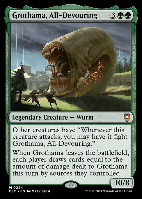 Grothama, All-Devouring (224) - Bloomburrow Commander - Game On