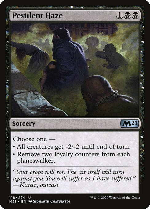 Pestilent Haze (118) - Core Set 2021 - Game On