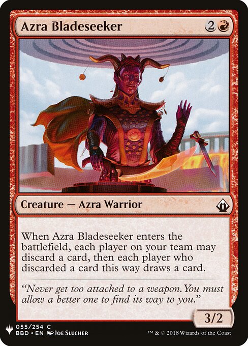 Azra Bladeseeker (BBD-55) - The List - Game On