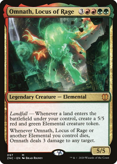 Omnath, Locus of Rage (97) - Zendikar Rising Commander - Game On