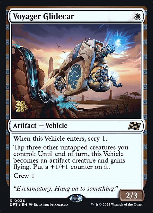 Voyager Glidecar (36s) (Foil) - Aetherdrift Promos - Game On