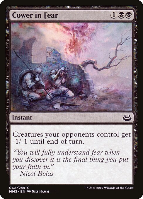 Cower in Fear (62) (Foil) - Modern Masters 2017 - Game On