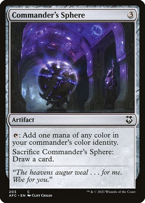 Commander's Sphere (203) - Forgotten Realms Commander - Game On