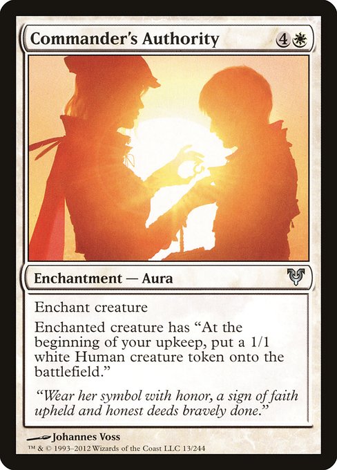 Commander's Authority (13) (Foil) - Avacyn Restored - Game On