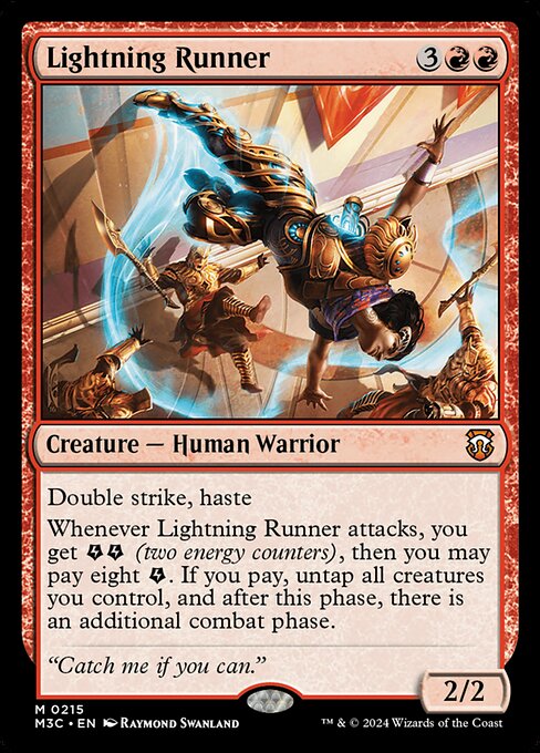 Lightning Runner (215) - Modern Horizons 3 Commander - Game On