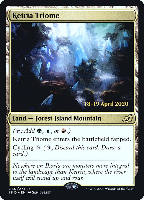 Ketria Triome (250s) (Foil) - Ikoria: Lair of Behemoths Promos - Game On