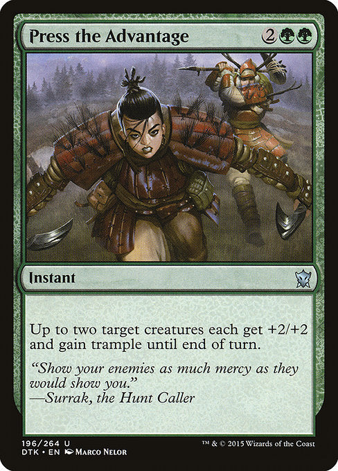 Press the Advantage (196) (Foil) - Dragons of Tarkir - Game On