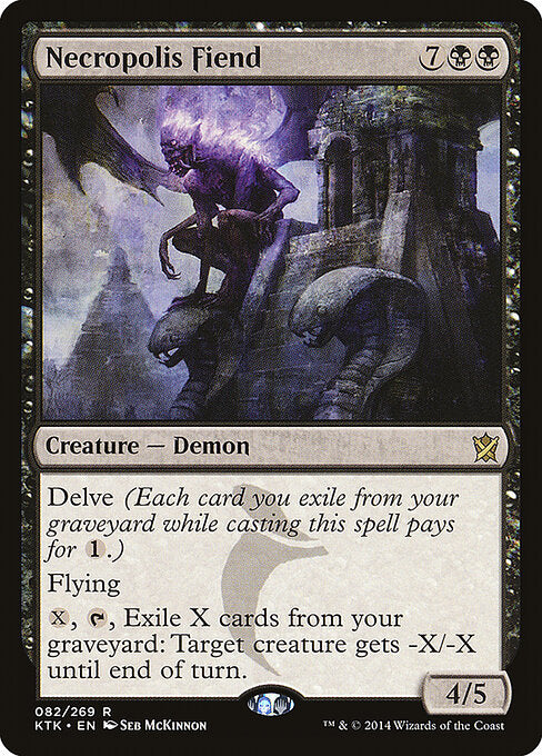 Necropolis Fiend (82) (Foil) - Khans of Tarkir - Game On