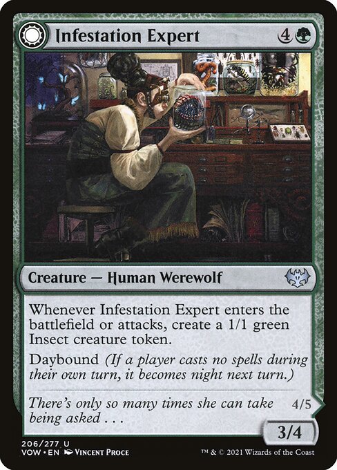 Infestation Expert // Infested Werewolf (206) - Innistrad: Crimson Vow - Game On
