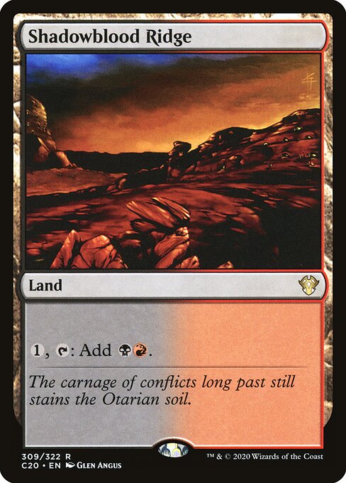 Shadowblood Ridge (309) - Commander 2020 - Game On