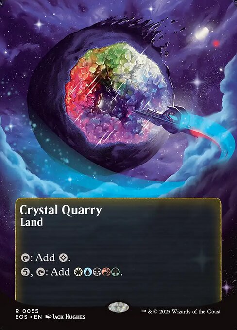 Crystal Quarry (55) - BORDERLESS - FULL ART - Edge of Eternities: Stellar Sights - Game On
