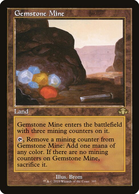 Gemstone Mine (395) (Foil) - Dominaria Remastered - Game On