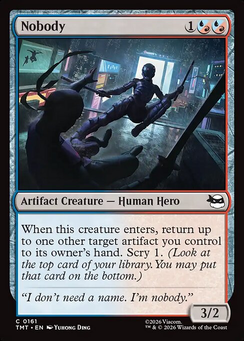 Nobody (161) (Foil) - Teenage Mutant Ninja Turtles - Game On