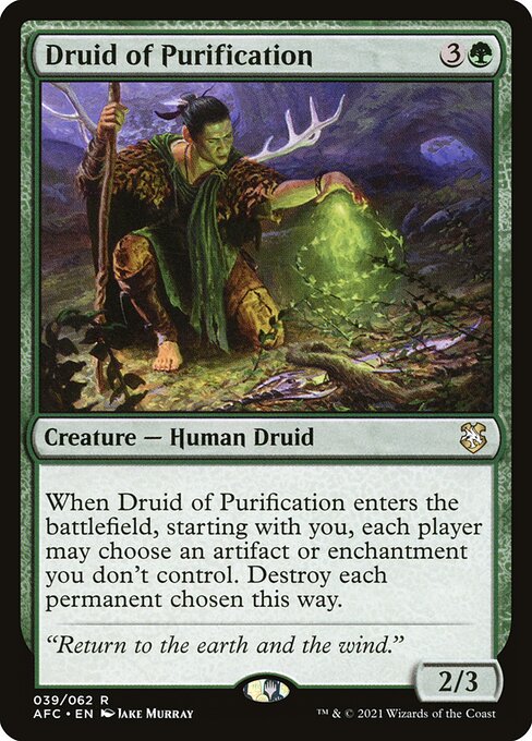 Druid of Purification (39) - Forgotten Realms Commander - Game On