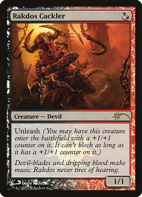 Rakdos Cackler (7) (Foil) - Friday Night Magic 2013 - Game On