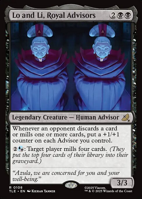 Lo and Li, Royal Advisors (108) (Foil) - Avatar: The Last Airbender Eternal - Game On