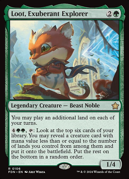 Loot, Exuberant Explorer (106) (Foil) - Foundations - Game On