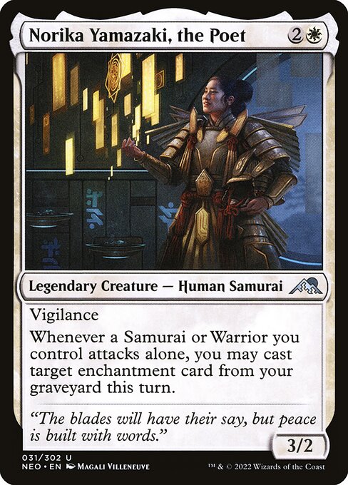 Norika Yamazaki, the Poet (31) - Kamigawa: Neon Dynasty - Game On