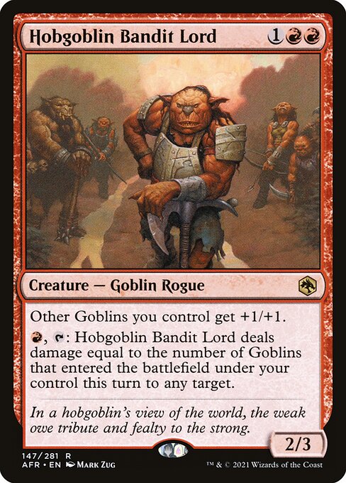 Hobgoblin Bandit Lord (147) - Adventures in the Forgotten Realms - Game On
