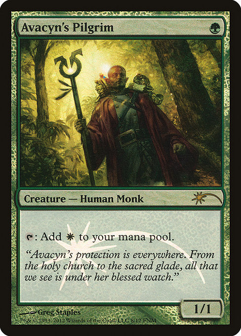 Avacyn's Pilgrim (8) (Foil) - Friday Night Magic 2012 - Game On