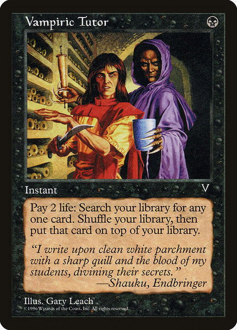 Vampiric Tutor (72) - Visions - Game On