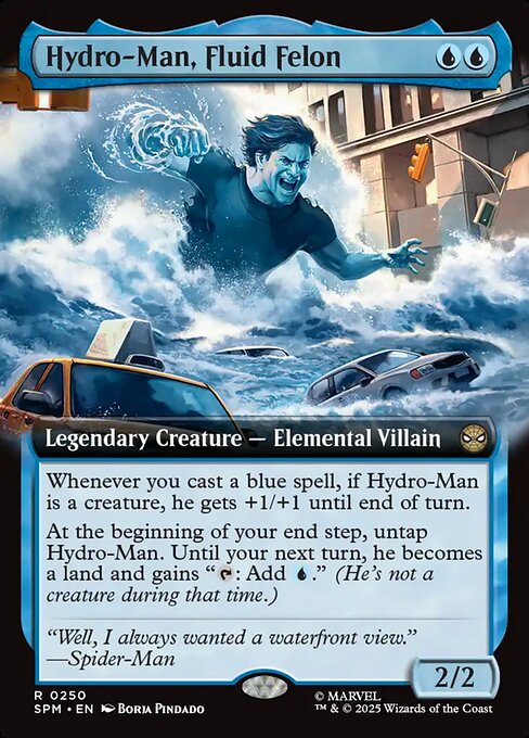 Hydro-Man, Fluid Felon (250) - EXTENDED ART - Marvel's Spider-Man - Game On