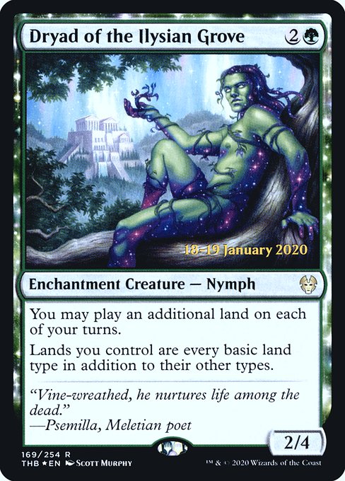 Dryad of the Ilysian Grove (169s) (Foil) - Theros Beyond Death Promos - Game On