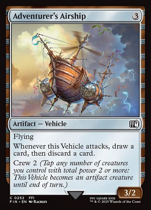 Adventurer's Airship (252) (Foil) - Final Fantasy - Game On