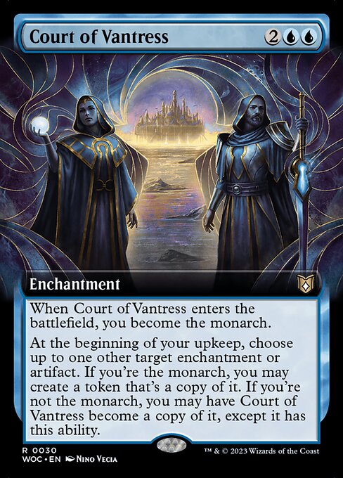 Court of Vantress (30) - EXTENDED ART - Wilds of Eldraine Commander - Game On