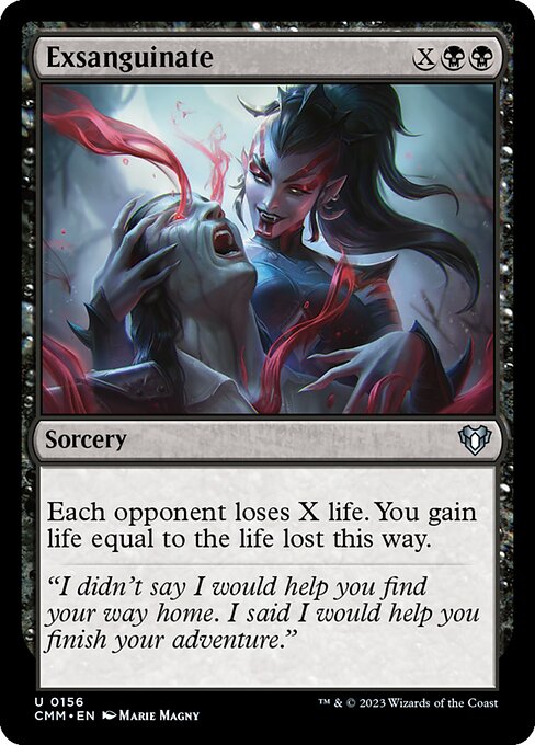 Exsanguinate (156) (Foil) - Commander Masters - Game On