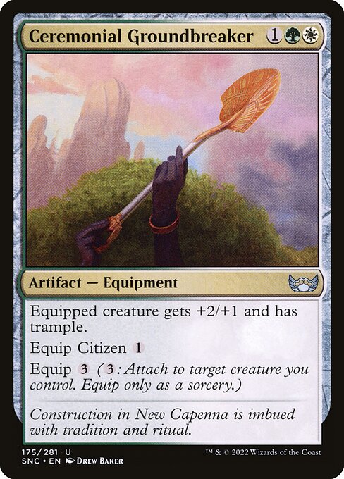 Ceremonial Groundbreaker (175) (Foil) - Streets of New Capenna - Game On