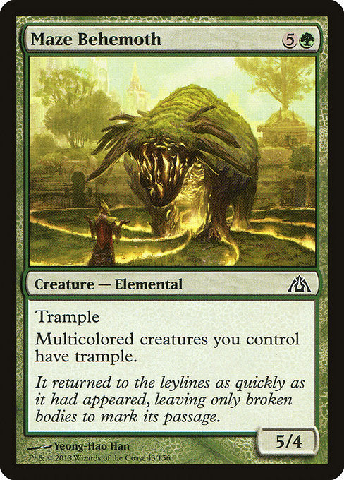 Maze Behemoth (43) (Foil) - Dragon's Maze - Game On