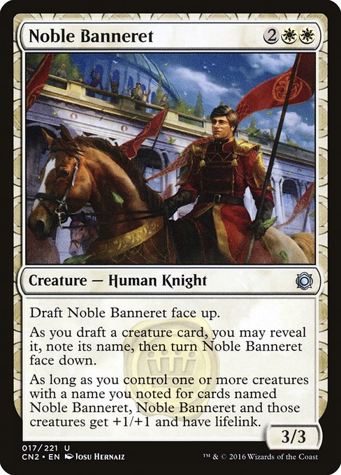 Noble Banneret (17) (Foil) - Conspiracy: Take the Crown - Game On