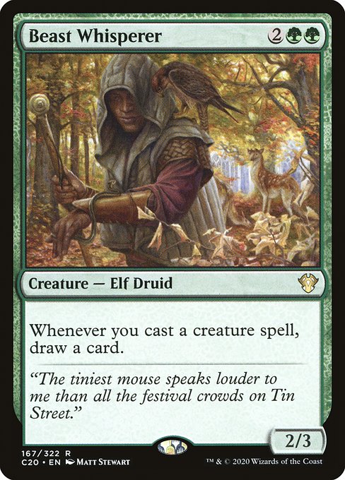Beast Whisperer (167) - Commander 2020 - Game On
