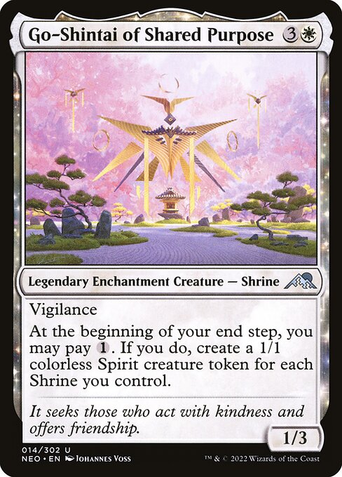 Go-Shintai of Shared Purpose (14) (Foil) - Kamigawa: Neon Dynasty - Game On