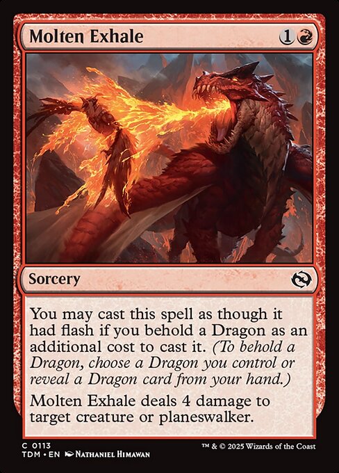 Molten Exhale (113) - Tarkir: Dragonstorm - Game On
