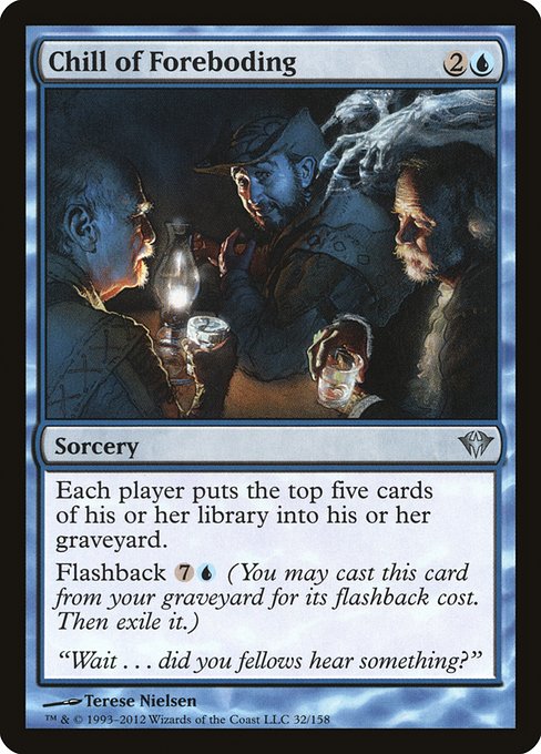 Chill of Foreboding (32) (Foil) - Dark Ascension - Game On