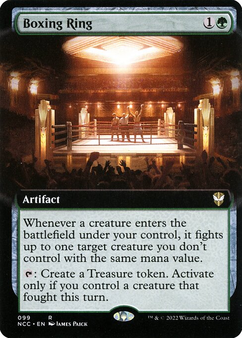 Boxing Ring (99) - EXTENDED ART - New Capenna Commander - Game On