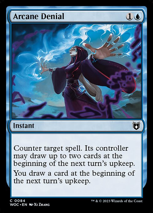 Arcane Denial (84) - Wilds of Eldraine Commander - Game On