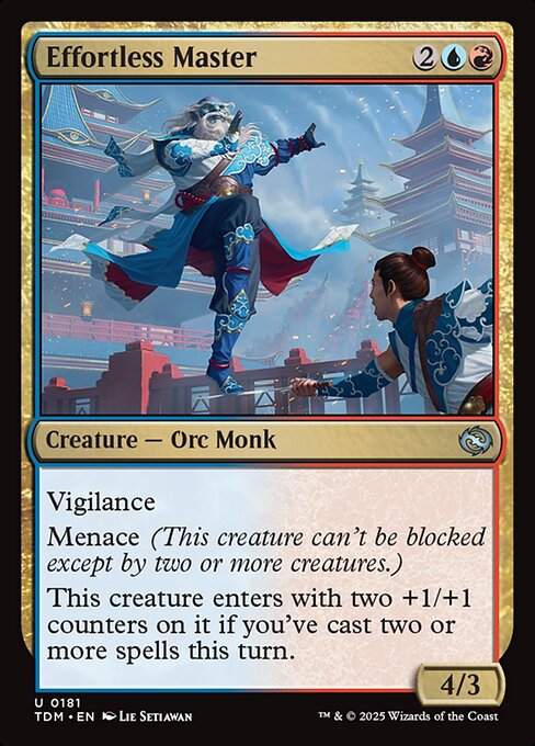 Effortless Master (181) (Foil) - Tarkir: Dragonstorm - Game On