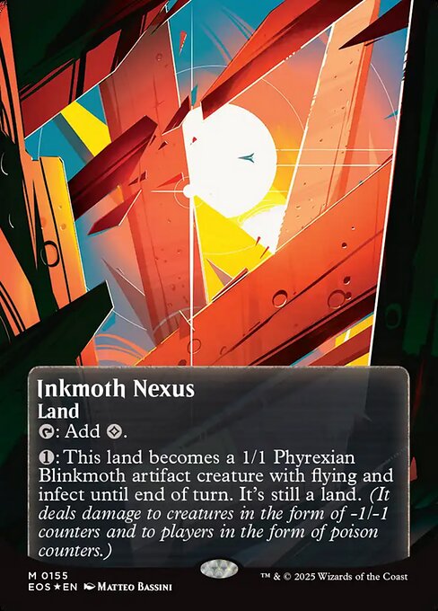 Inkmoth Nexus (155) - BORDERLESS - FULL ART (Foil) - Edge of Eternities: Stellar Sights - Game On