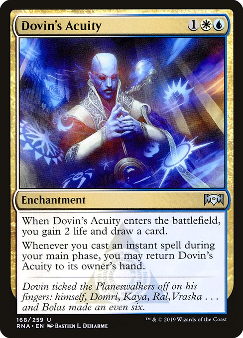 Dovin's Acuity (168) - Ravnica Allegiance - Game On