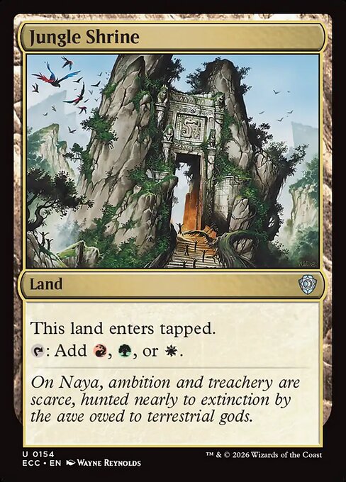 Jungle Shrine (154) - Lorwyn Eclipsed Commander - Game On